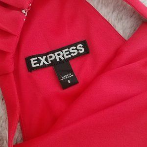 Express Red Cocktail Dress